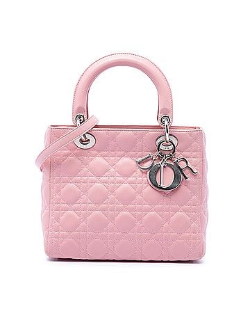 Dior Medium Lambskin Cannage Lady Dior (view 1)