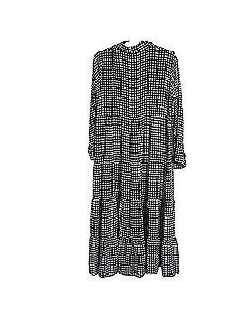Ganni Printed Gingham Crepe Boho Maxi Dress Casual Dress (view 2)