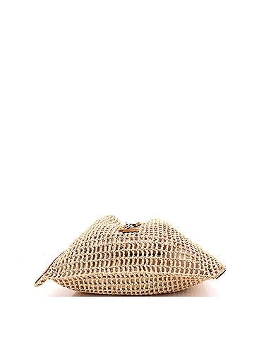 Saint Laurent Oxalis Shoulder Bag Raffia Crochet with Leather (view 2)