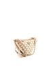 Prada Tan Double Symbole Triangle Bag Leather and Jacquard Mini One size - photo 3