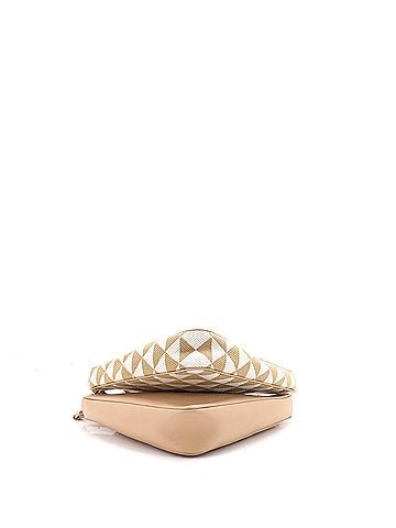 Prada Double Symbole Triangle Bag Leather and Jacquard Mini (view 2)