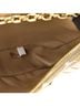 Prada Tan Double Symbole Triangle Bag Leather and Jacquard Mini One size - photo 5