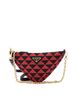 Prada Symbole Triangle Bag Leather and Jacquard Mini One size - photo 1