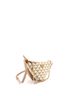 Prada Tan Double Symbole Triangle Bag Leather and Jacquard Mini One size - photo 3