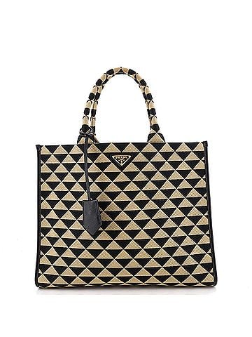 Prada Symbole Shopper Tote Jacquard Large (view 1)