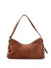 Prada 100% Leather Brown Aimee Shoulder Bag Nubuck Large One size - photo 4