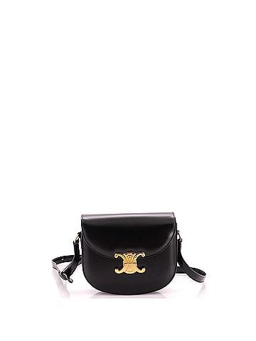 Céline Triomphe Besace Clea Flap Bag Leather (view 1)