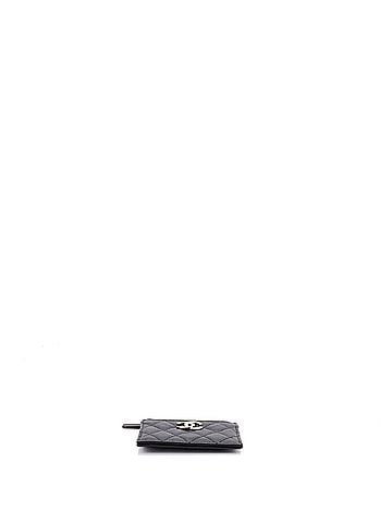 Chanel Crystal CC Card Holder Quilted Caviar (view 2)