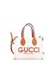 Gucci 100% Canvas Plain Tan Logo Shopper Tote Printed Canvas Small One size - photo 1