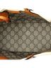 Gucci 100% Canvas Plain Tan Logo Shopper Tote Printed Canvas Small One size - photo 6