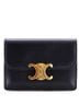 Céline 100% Leather Black Triomphe Card Case Leather One size - photo 1
