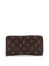Louis Vuitton 100% Coatead Canvas Brown Zippy Wallet Monogram Canvas One size - photo 1