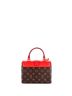 Louis Vuitton 100% Leather Red Brown Locky Handbag Monogram Canvas with Leather BB One size - photo 4