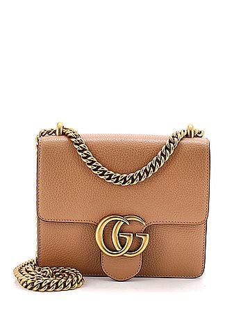 Gucci GG Marmont Chain Shoulder Bag Leather Small (view 1)