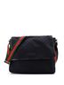 Gucci 100% Canvas Plain Black Web Strap Flap Messenger GG Canvas Medium One size - photo 1