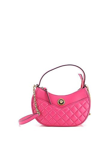Versace Medusa Half Moon Bag Quilted Leather (view 1)