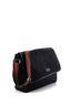 Gucci 100% Canvas Plain Black Web Strap Flap Messenger GG Canvas Medium One size - photo 3