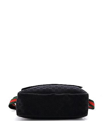 Gucci Web Strap Flap Messenger GG Canvas Medium (view 2)
