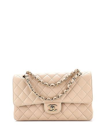 Chanel Classic Double Flap Bag Quilted Caviar Medium (view 1)