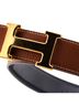 Hermès 100% Leather Brown Constance Reversible Belt Leather Medium One size - photo 4