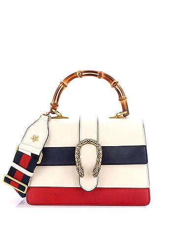 Gucci Dionysus Bamboo Top Handle Bag Colorblock Leather Medium (view 1)