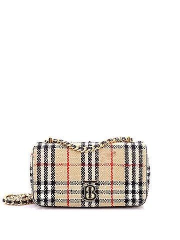 Burberry Lola Shoulder Bag Vintage Check Tweed Small (view 1)