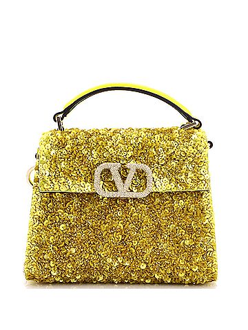 Valentino Garavani VSling Top Handle Bag Sequins Mini (view 1)