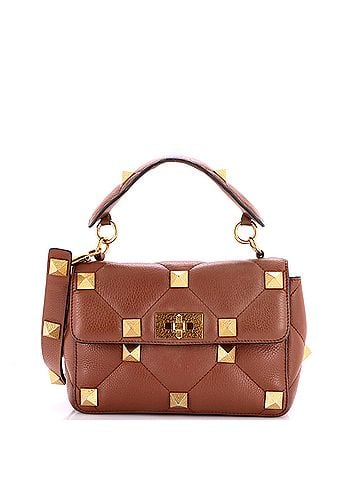 Valentino Garavani Roman Stud Flap Bag Quilted Leather Small (view 1)