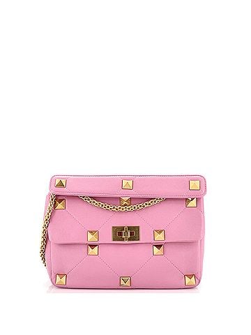 Valentino Garavani Roman Stud Flap Bag Quilted Leather Medium (view 1)