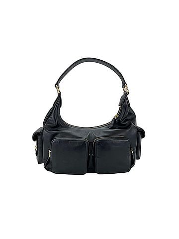Miu Miu Miu Miu Miu Pocket Shoulder Bag, Black (view 2)