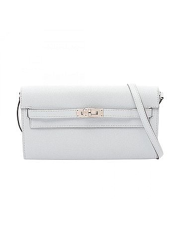 Hermès Hermes Kelly To Go Shoulder Bag Handbag Leather Chevre Women's Blue (view 1)