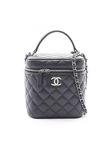 Chanel Chanel Matelassé Shoulder Bag/Handbag, Caviar Leather (Grained Calfskin), Women's, Black (view 1)