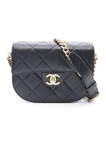 Chanel Chanel Matelassé Shoulder Bag/Handbag, Caviar Leather (Grained Calfskin), Women's, Black (view 1)