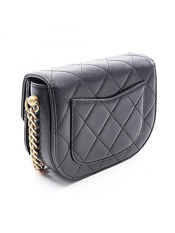 Chanel Chanel Matelassé Shoulder Bag/Handbag, Caviar Leather (Grained Calfskin), Women's, Black (view 2)