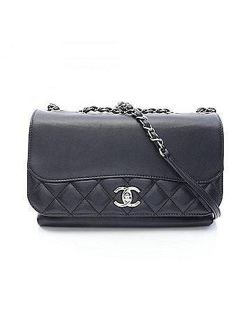 Chanel Chanel Matelassé Shoulder Bag/Handbag, Leather, Women's, Black (view 1)