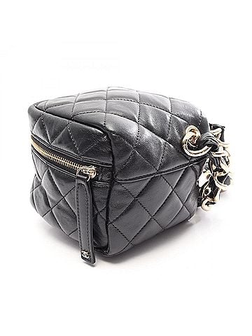 Chanel Chanel Matelassé Chain Second Bag Clutch Handbag Lambskin Leather Women's Black AP2803 (view 2)