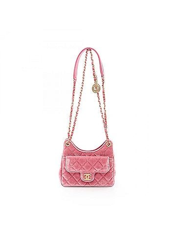 Chanel Chanel Matelassé Small Hobo Bag Shoulder Handbag Fabric Leather Women's Pink AS4323 (view 1)