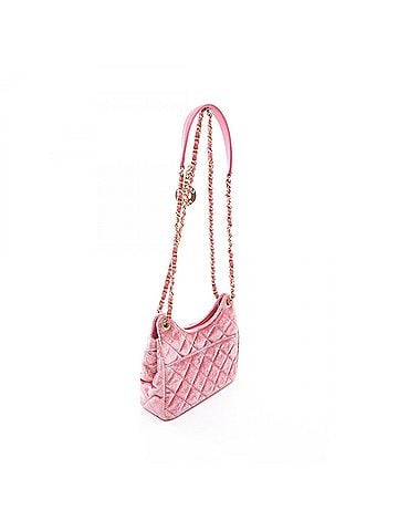 Chanel Chanel Matelassé Small Hobo Bag Shoulder Handbag Fabric Leather Women's Pink AS4323 (view 2)