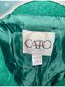Cato Green Coat Size 14 - photo 3