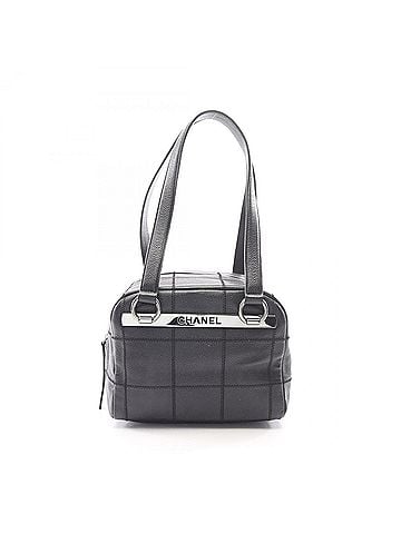 Chanel Chanel Chocolate Bar Tote Bag/Handbag, Caviar Leather (Grained Calfskin), Women's, Black (view 1)
