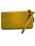Coach Yellow Green Leather Wristlet One size - photo 2