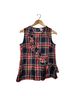 J.Crew Plaid Multi Color Sleeveless Blouse Size 2X - photo 1