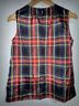 J.Crew Plaid Multi Color Sleeveless Blouse Size 2X - photo 4