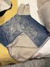 Anthropologie Floral Blue Ivory Poncho Size S - photo 6
