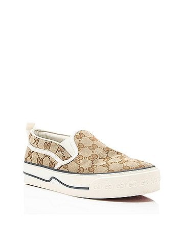Gucci Gucci GG Canvas 1977 Tennis Slip On Sneakers - Size 7 / 37 (view 1)