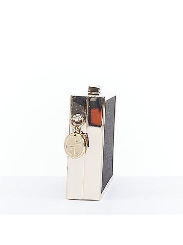 Giorgio Armani GIORGIO ARMANI 2020 Parfums black canvas gold frame minaudiere box clutch (view 2)