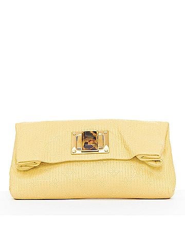 Louis Vuitton LOUIS VUITTON 2011 jaune Monogram Cuir Pochette Altair quilted leather clutch (view 1)