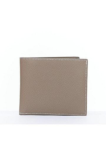Hermès Hermes MC2 Copernic Grey Leather Bifold Wallet (view 1)