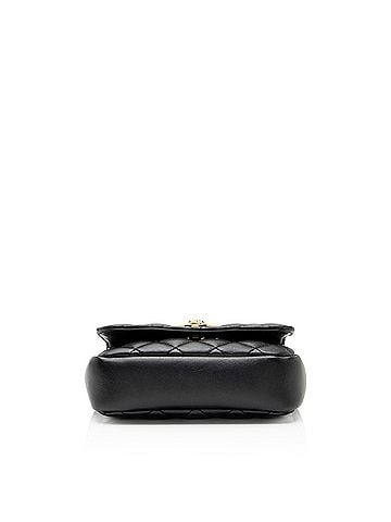Versace Versace Quilted Leather Medusa Square Small Flap Bag (view 2)