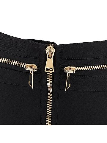 Givenchy Givenchy Black Layered Flare Trousers (view 2)